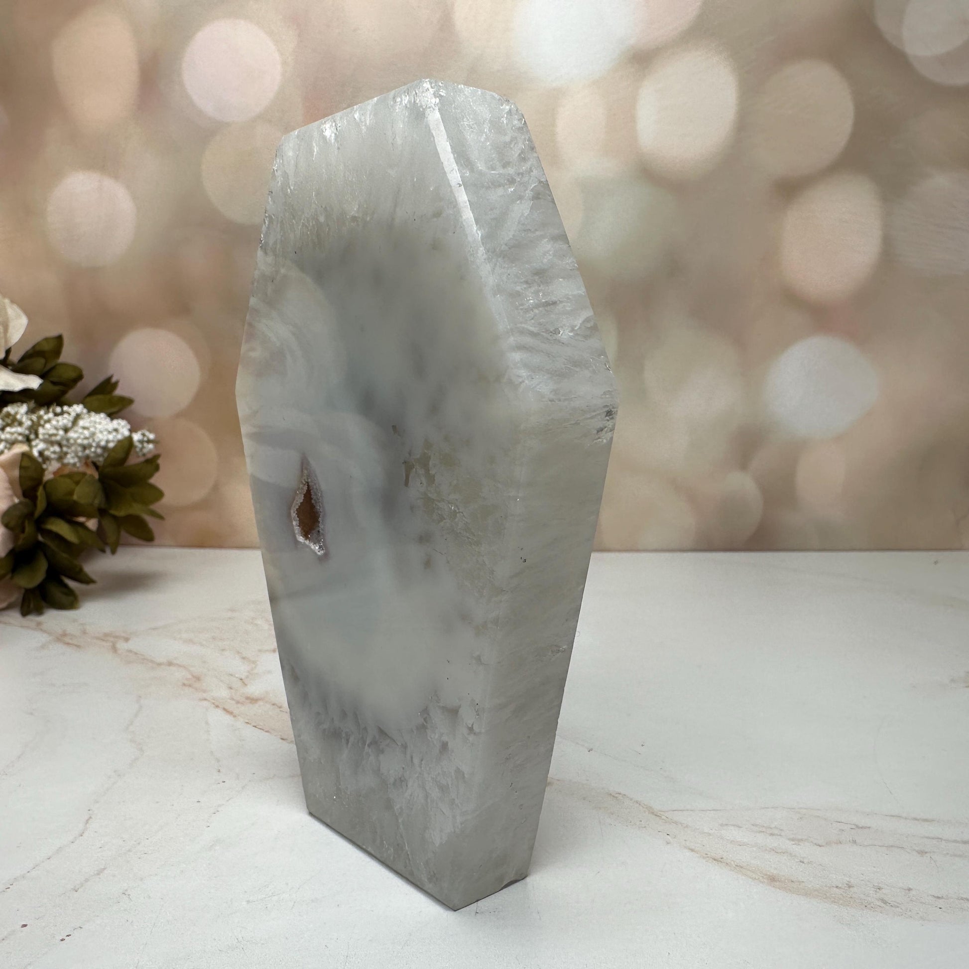 Gorgeous Agate Coffin From Brazil | Tucson Gem Show Exclusive