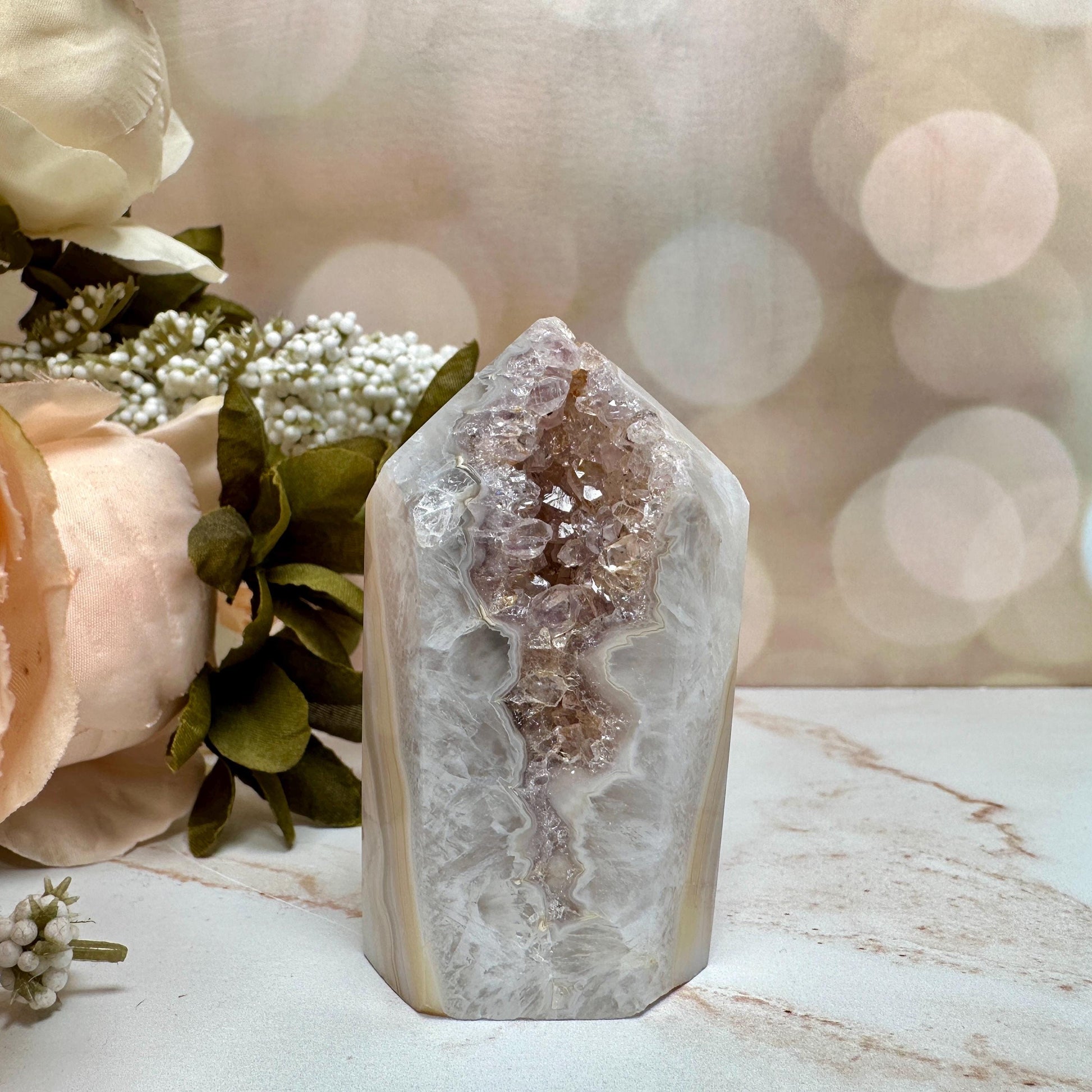 Beautiful Agate Tower From Brazil | Tucson Gem Show Exclusive