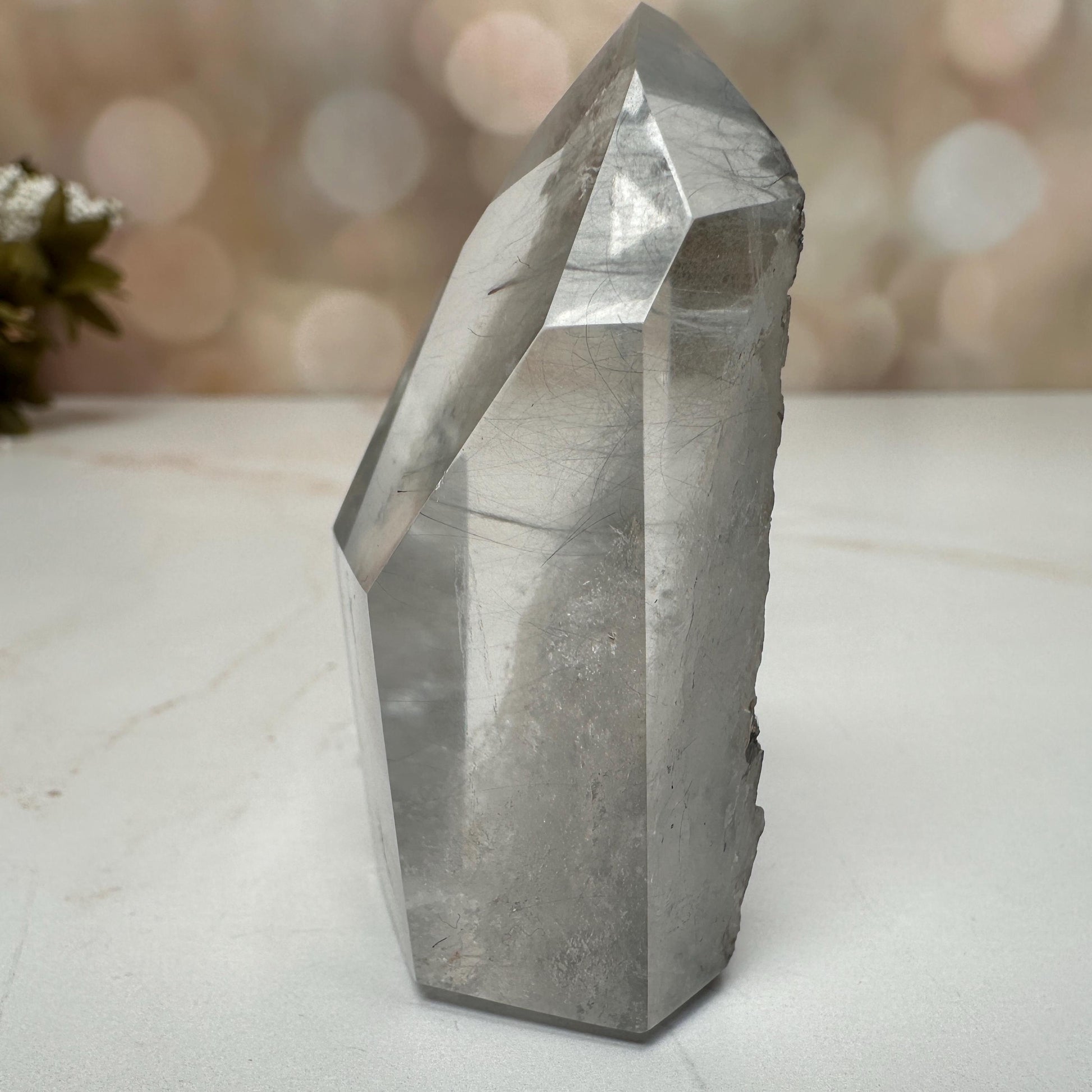 Blue Tara Quartz Tower/Point From Brazil | Tucson Gem Show Exclusive