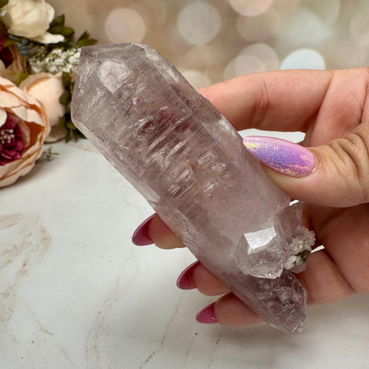 Vera Cruz Amethyst Quartz Raw Double Terminated  Point From Mexico