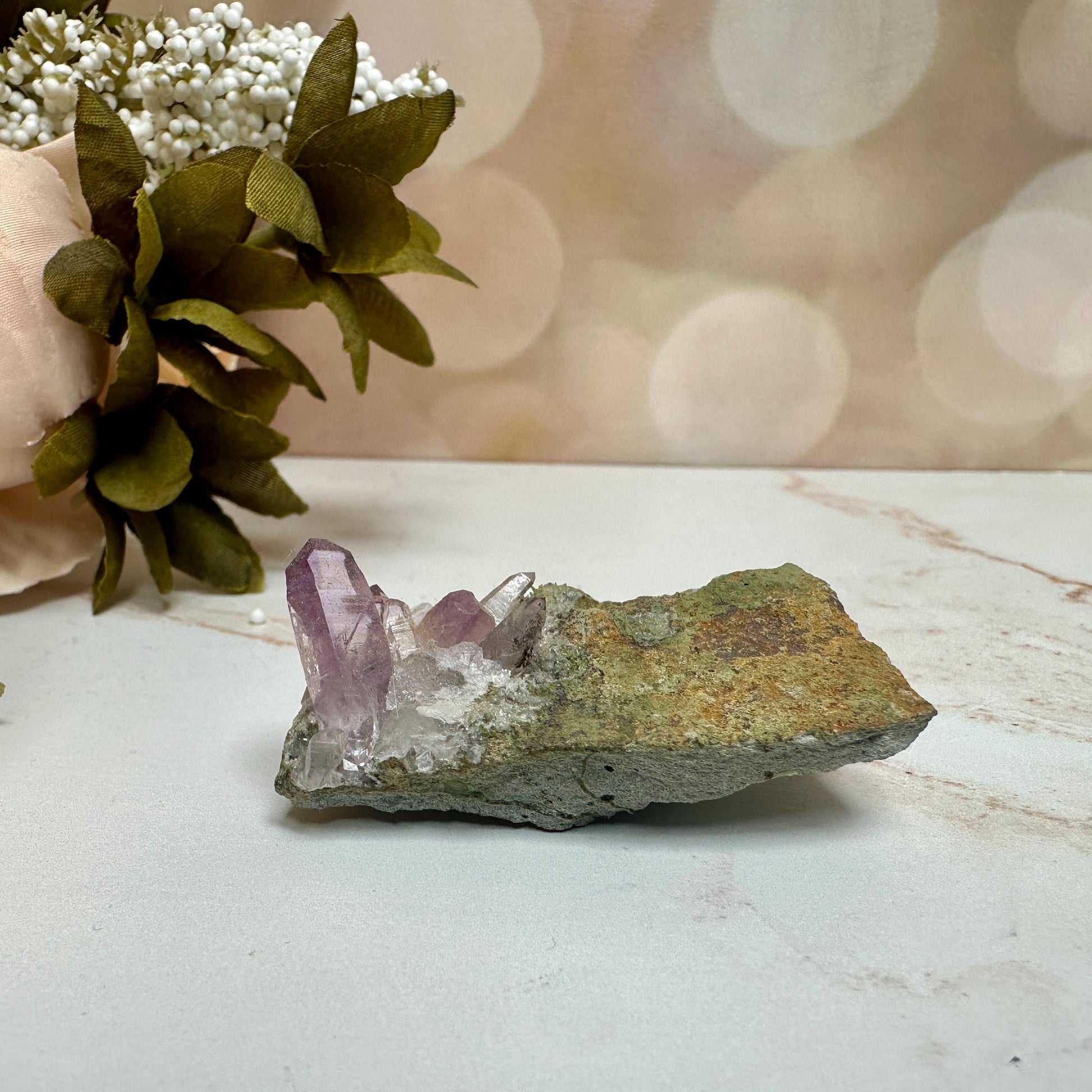 Vera Cruz Amethyst Quartz Raw Points Cluster From Mexico