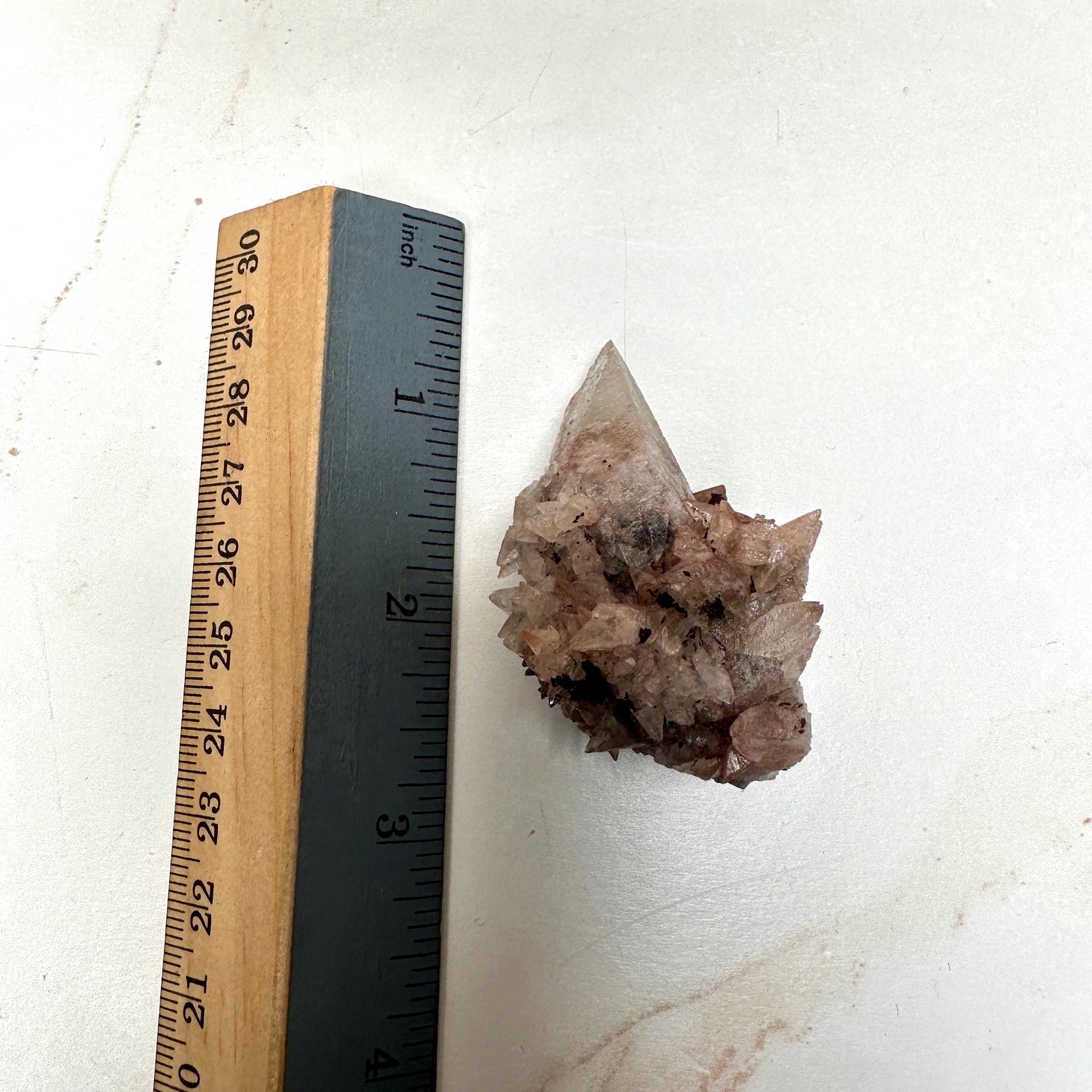 Calcite With Hematite | UV Reactive From Potosi Mine in Santa Eulalia, Chihuahua, Mexico