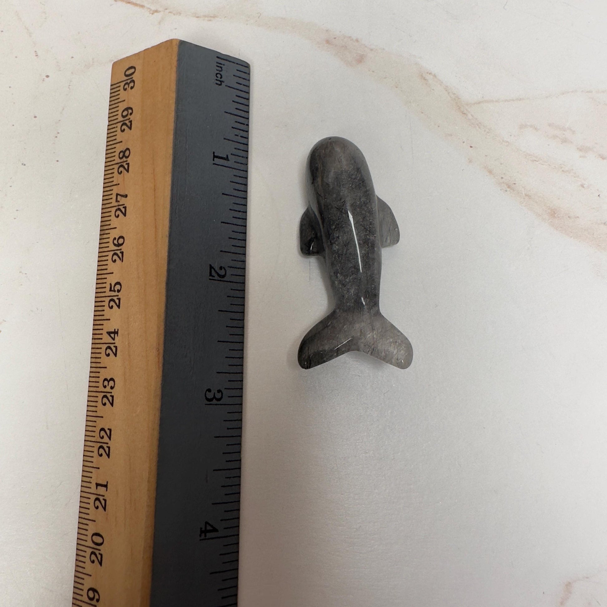 Blue Tara Whale Animal Carving From Brazil