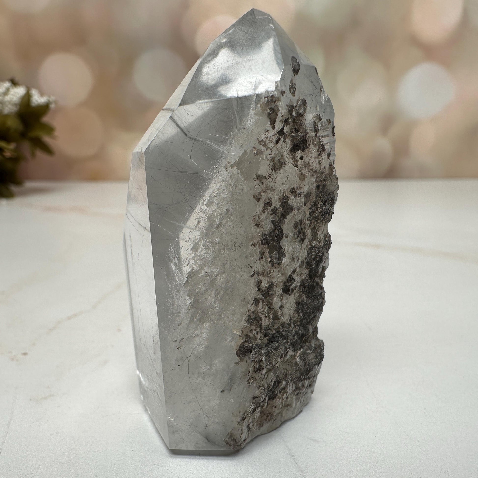 Blue Tara Quartz Tower/Point From Brazil | Tucson Gem Show Exclusive