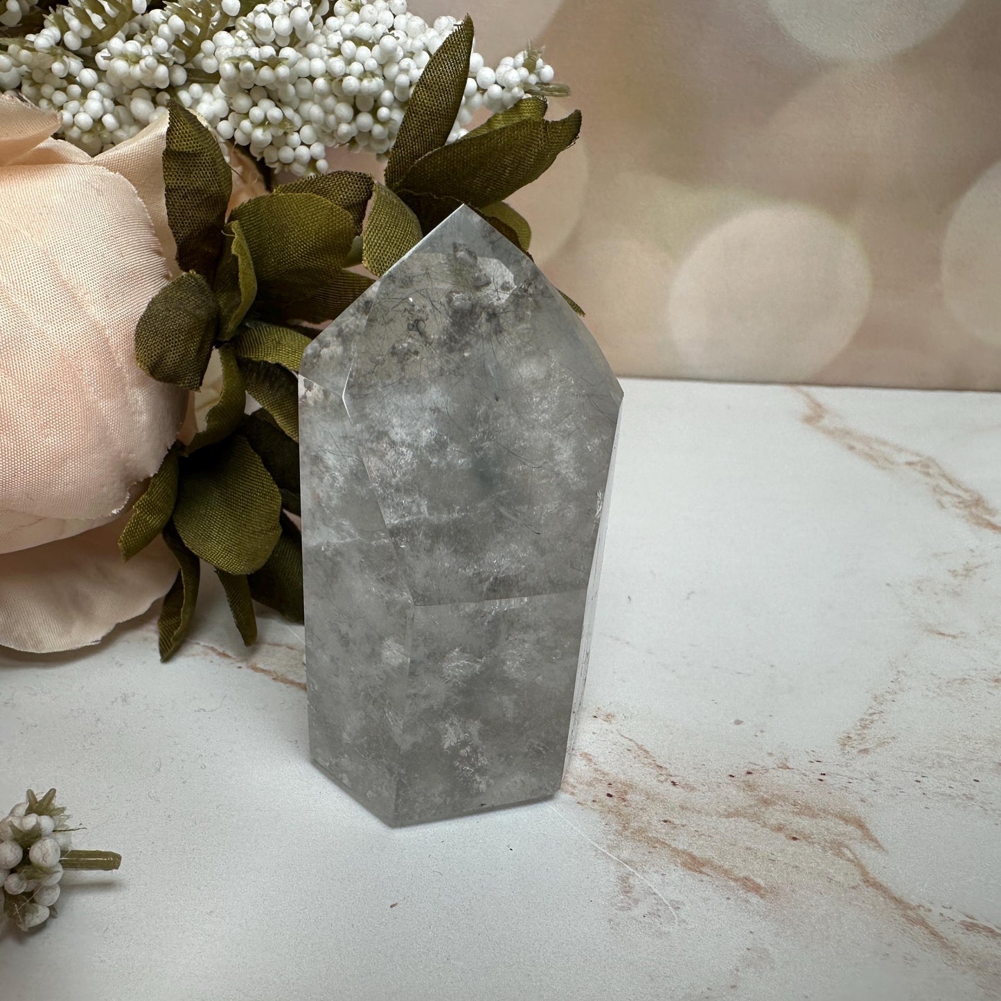 Blue Tara Quartz Tower/Point From Brazil | Tucson Gem Show Exclusive