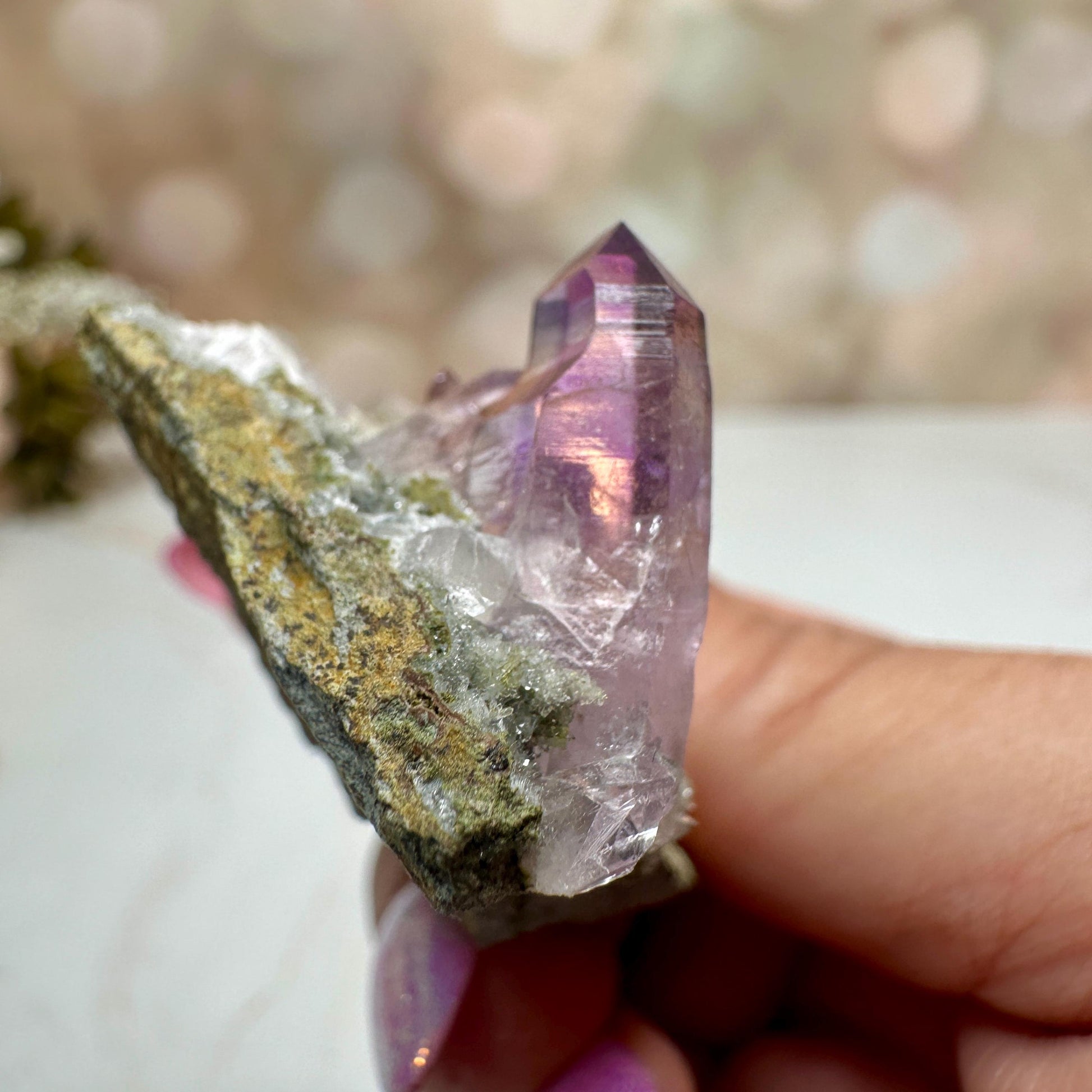 Vera Cruz Amethyst Quartz Raw Points Cluster From Mexico