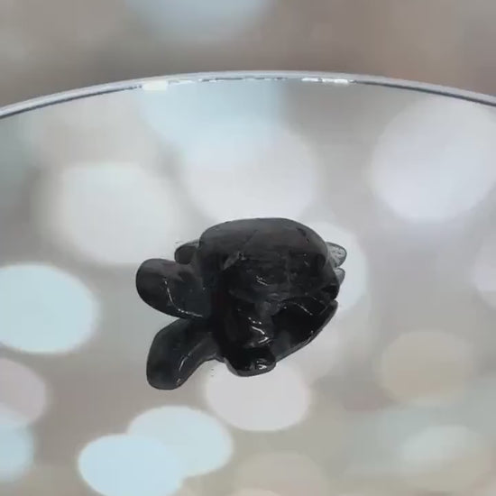 Gorgeous Blue Tara Quartz Turtle Carving Amphibole Animal From Brazil | Tucson Gem Show Exclusive