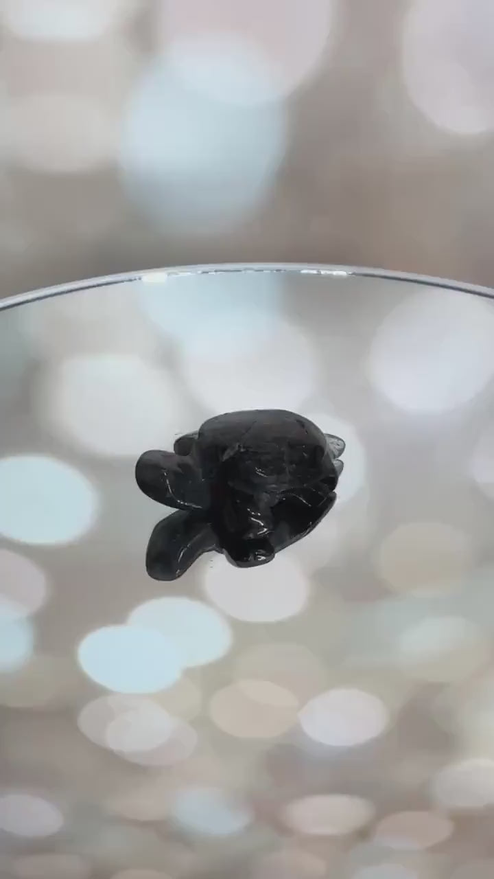 Gorgeous Blue Tara Quartz Turtle Carving Amphibole Animal From Brazil | Tucson Gem Show Exclusive