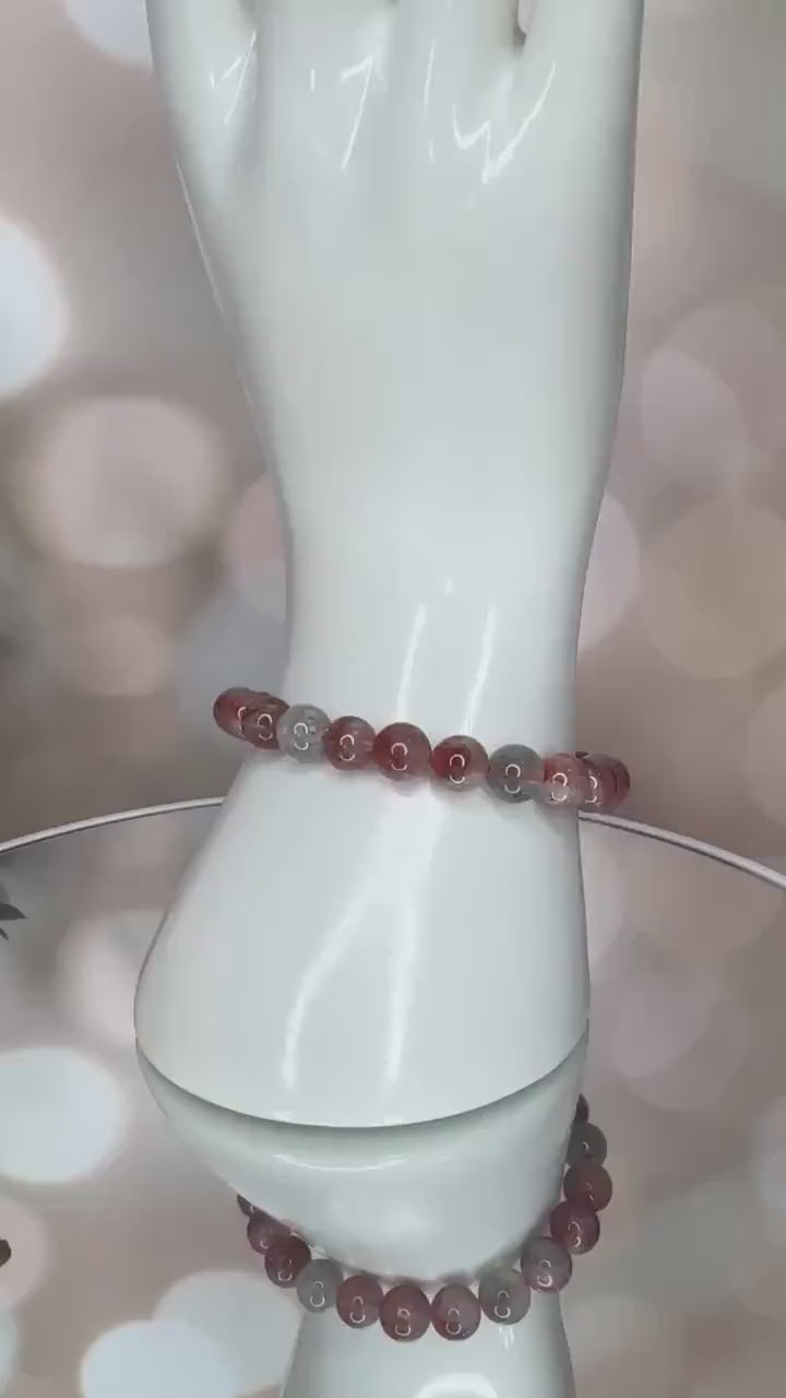 Arusha Sunstone Bracelet High-Quality Crystal Jewelry Beads in 8.0mm | Tucson Gem Show Exclusive