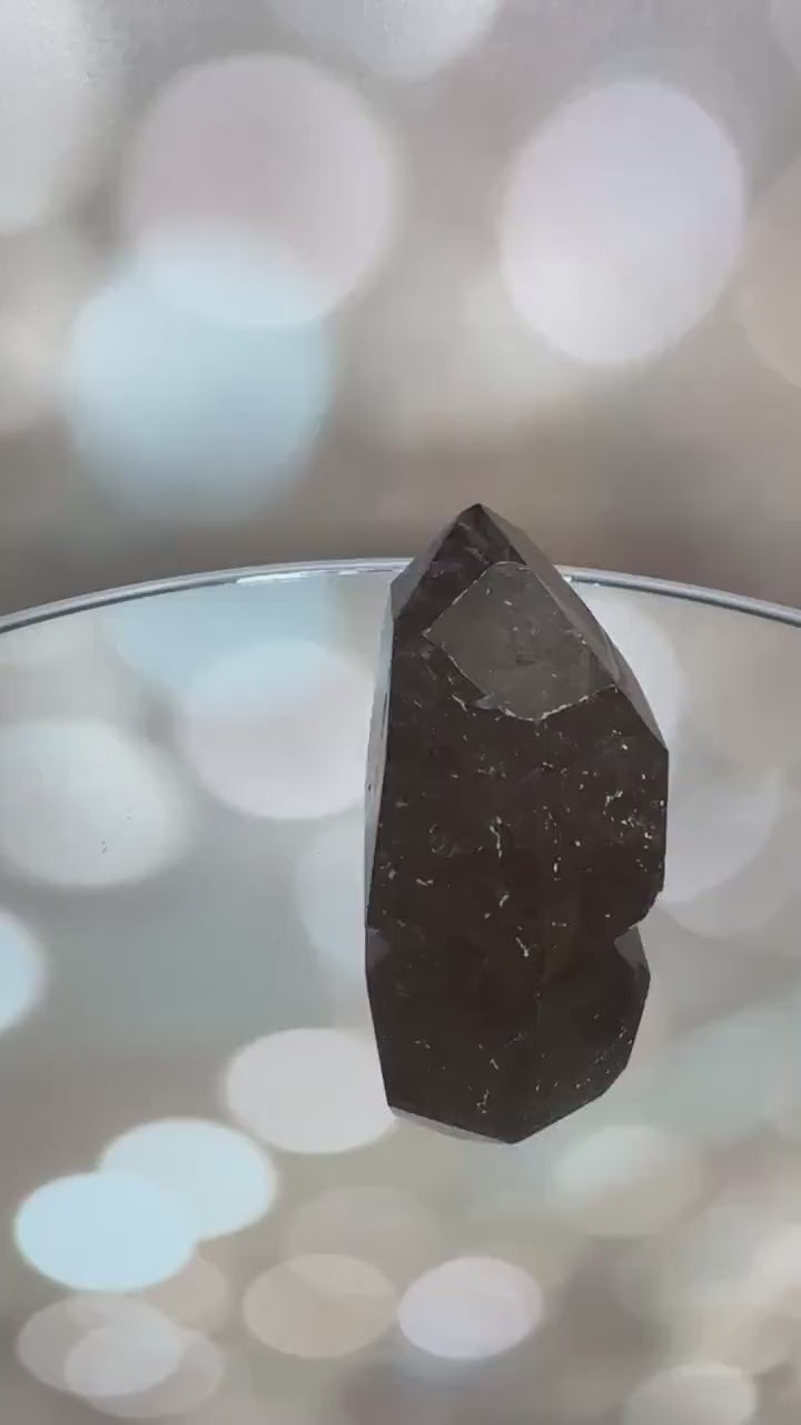 Beautiful Rutile Smoky Quartz Point/Tower From Brazil