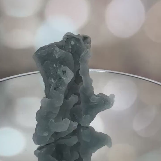 Beautiful Blue Chalcedony Specimen Sugary Stalacite From India | Tucson Gem Show Exclusive