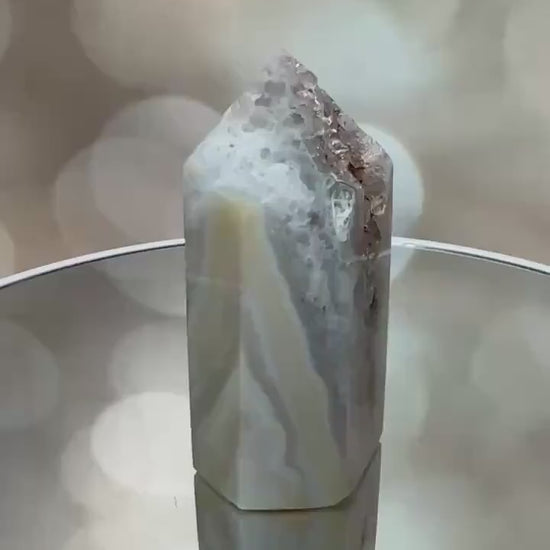 Beautiful Agate Tower From Brazil | Tucson Gem Show Exclusive