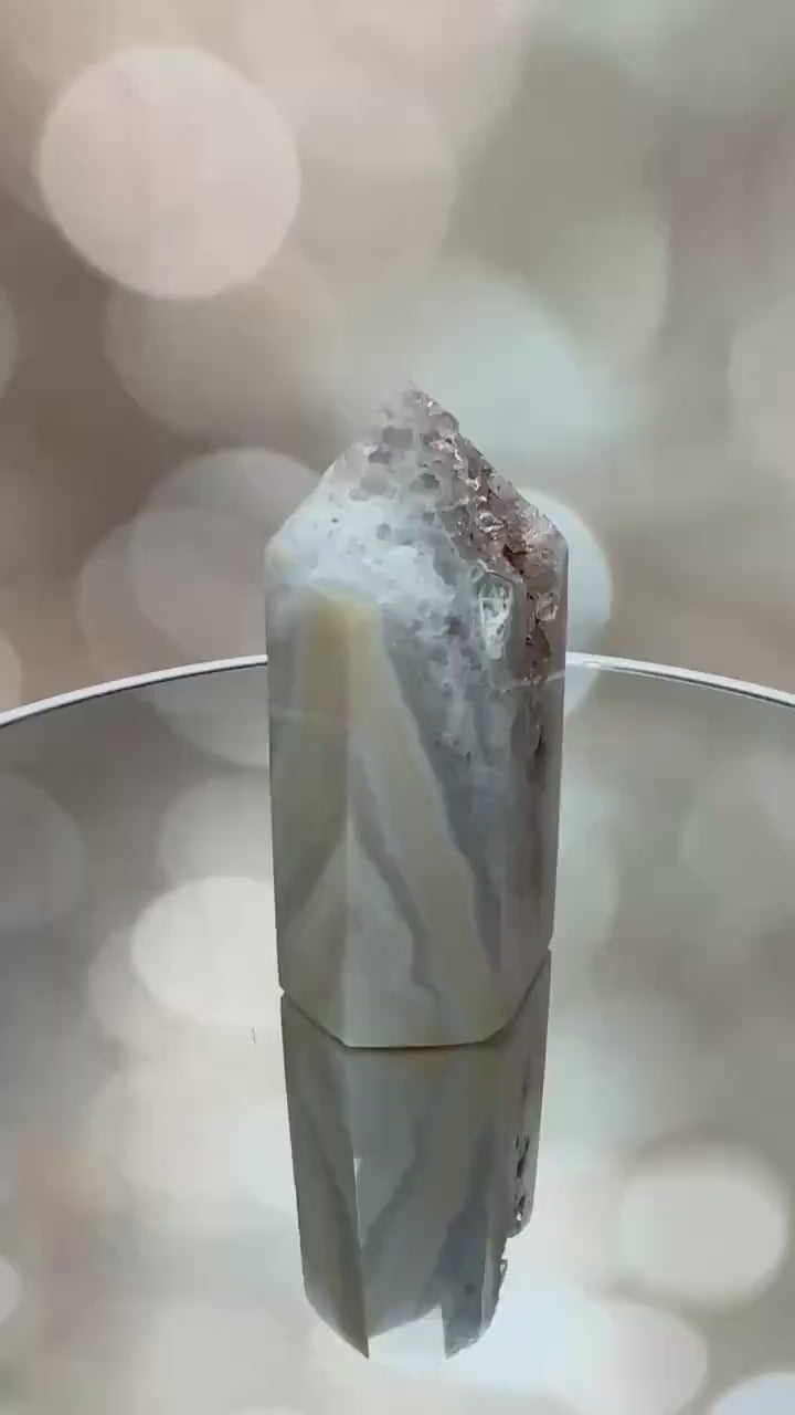 Beautiful Agate Tower From Brazil | Tucson Gem Show Exclusive