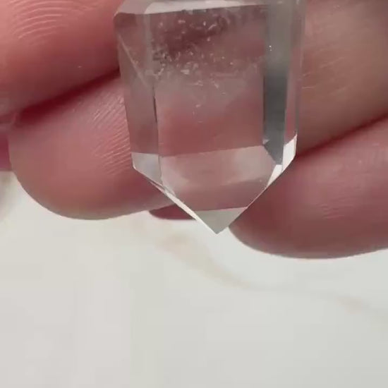 Elegant Phantom Clear Quartz Pendant | High-Quality Exquisite Brazilian Crystal Jewelry for Necklace
