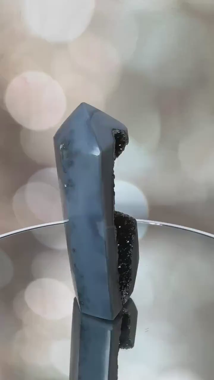 Druzy Agate Tower From Brazil | Tucson Gem Show Exclusive