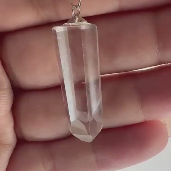 Gorgeous Phantom Clear Quartz Pendant Genuine High-Quality Crystal Jewelry For Necklace From Brazil