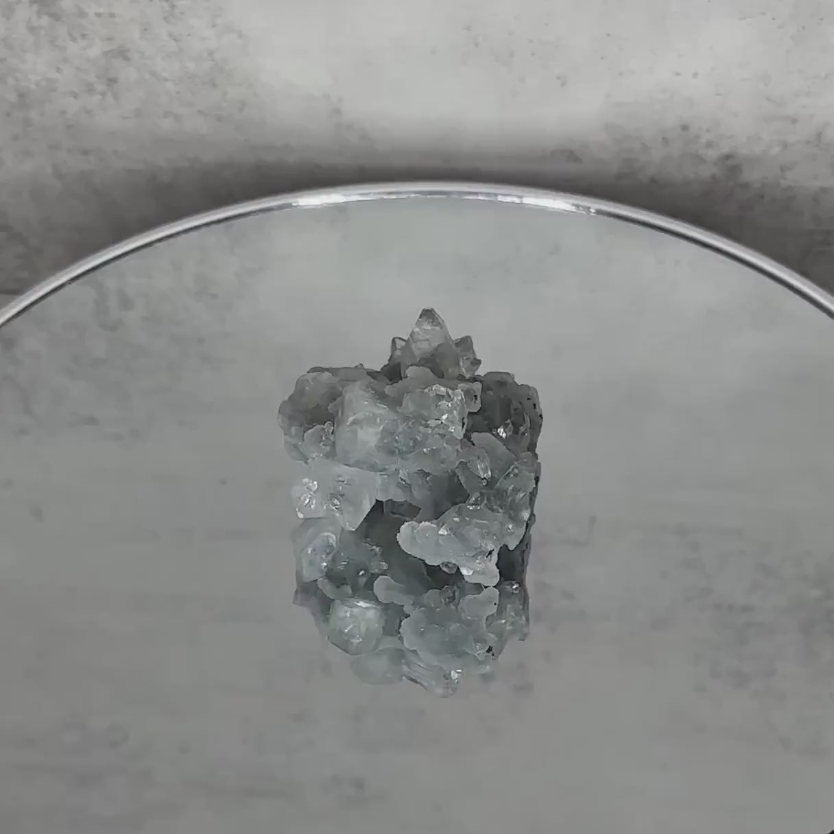 Beautiful Grey/Blue Apophyllite Chalcedony Specimen From India | Tucson Gem Show Exclusive