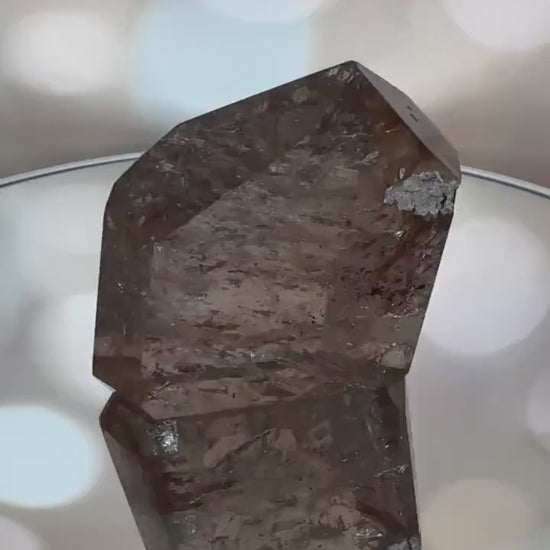 Amazing Rutile Smoky Quartz Point/Tower From Brazil