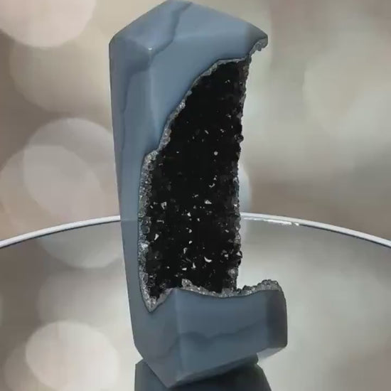 Druzy Agate Tower From Brazil | Tucson Gem Show Exclusive