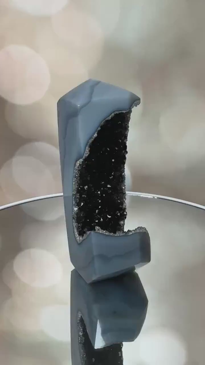 Druzy Agate Tower From Brazil | Tucson Gem Show Exclusive